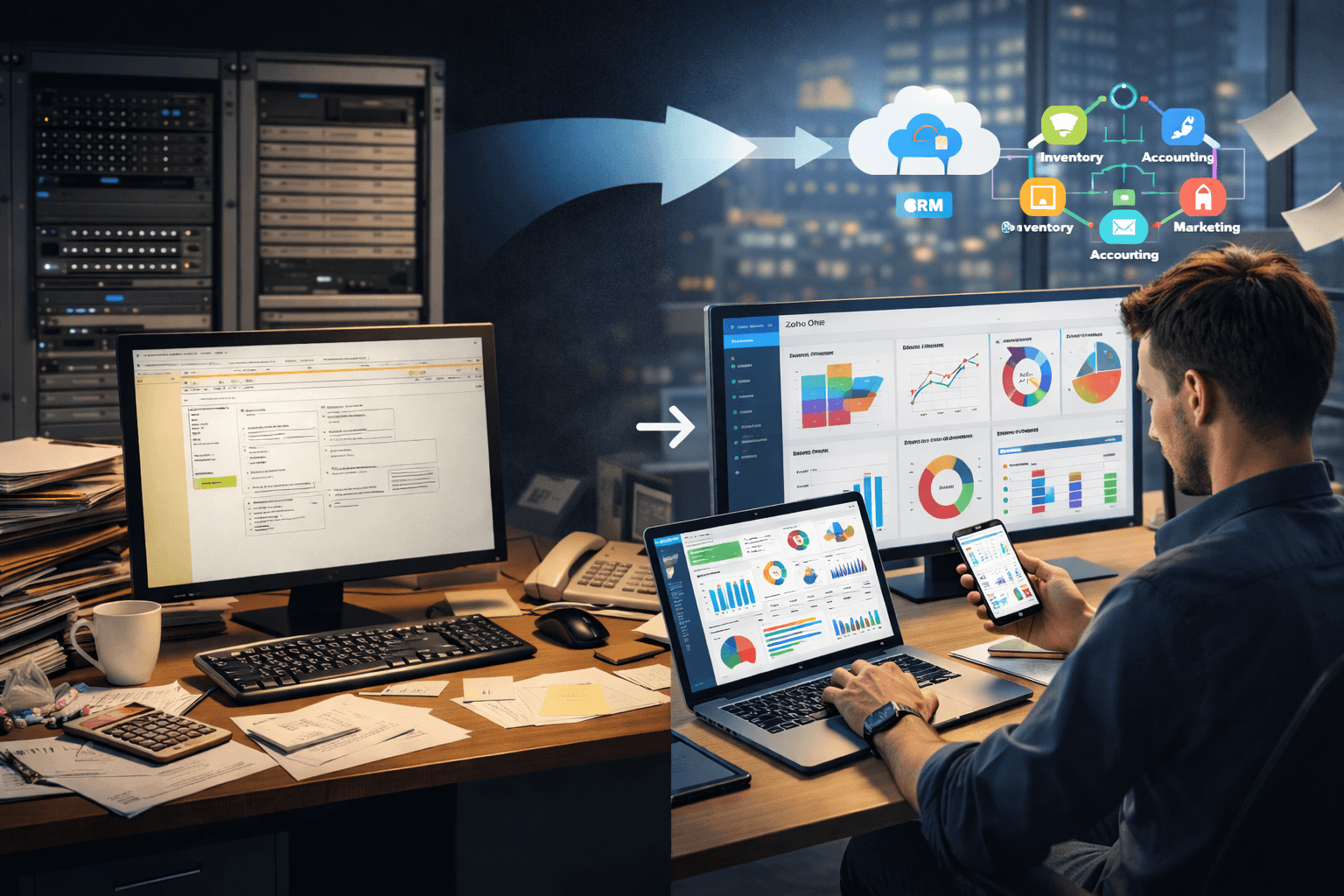 De ce 1C nu mai este suficient pentru un start-up în 2026 - Trecerea la Zoho One